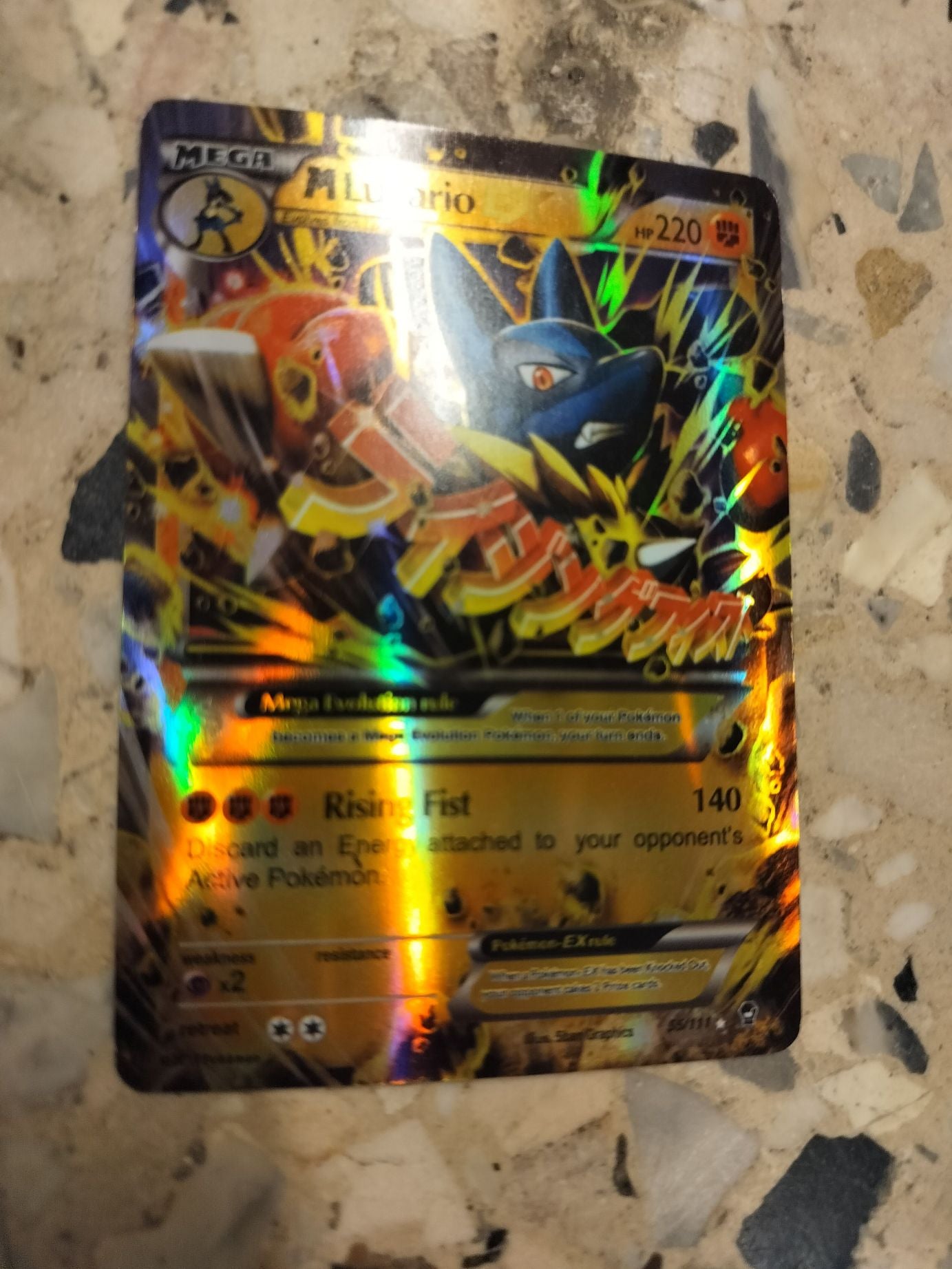 M Lucario-EX Pokémon-kort